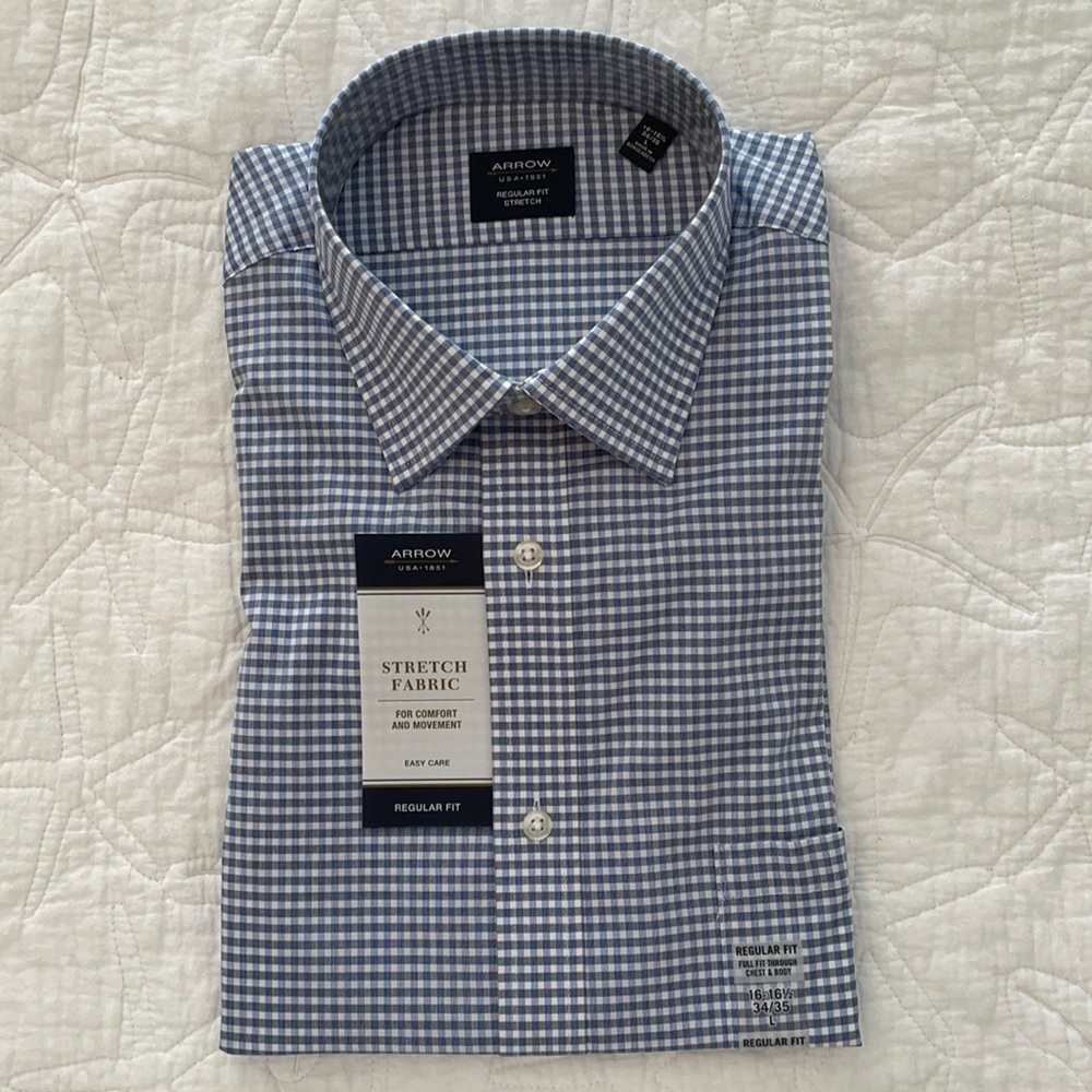 NWT Men’s Arrow Dress Shirt Large